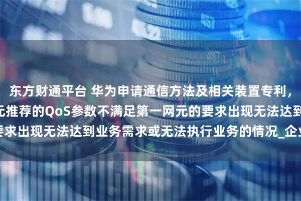 东方财通平台 华为申请通信方法及相关装置专利，避免因第一NWDAF网元推荐的QoS参数不满足第一网元的要求出现无法达到业务需求或无法执行业务的情况_企业_消息_显示