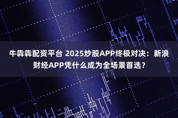 牛犇犇配资平台 2025炒股APP终极对决：新浪财经APP凭什么成为全场景首选？